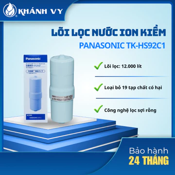 LÕI LỌC NƯỚC ION KIỀM PANASONIC TK-HS92C1| Bộ tiền xử lý nước cao cấp cho máy Ion Kiềm 3 cấp