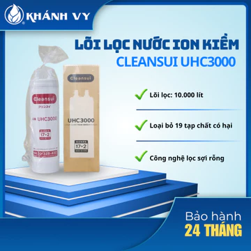 Lõi Lọc Cleansui UHC3000| Bộ tiền xử lý nước cao cấp cho máy Ion Kiềm 3 cấp