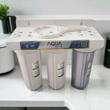 Bộ 3 cốc lọc thô 10 in AQUA lọc thô nước đầu nguồn