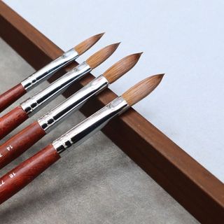 Cọ Bột Lông Chồn Kolinsky Đức 777 Size S10, S12, S14, S16 Bấm Đầu - Cọ Đắp Bột Kolinsky 777 Chính Hãng Thegioinail666