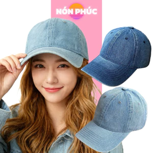 MŨ KẾT JEAN TRƠN PHONG CÁCH DENIM DỄ PHỐI ĐỒ NAM NỮ