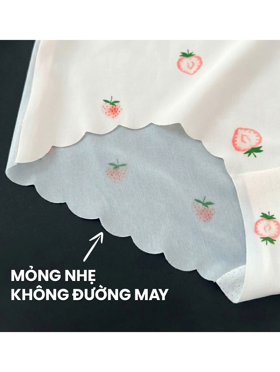 Set Chip Dâu Tây  Kháng Khuẩn Co Giãn