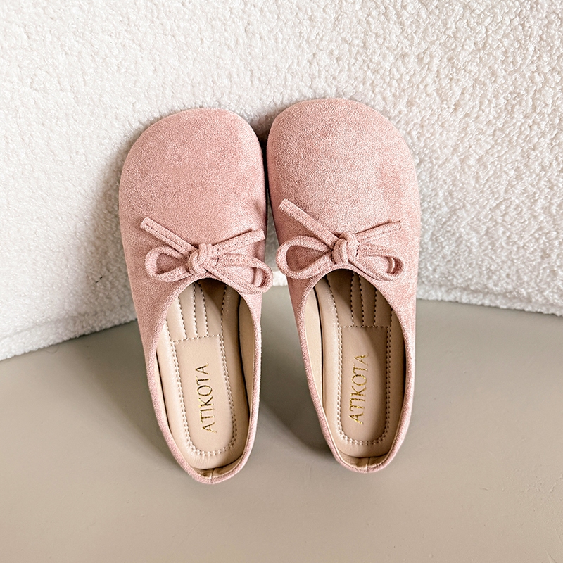 Atikota Sandal đế bằng cho nữ thoáng khí thoải mái, kiểu dáng thường ngày sandal nửa xỏ ngón cho bé gái