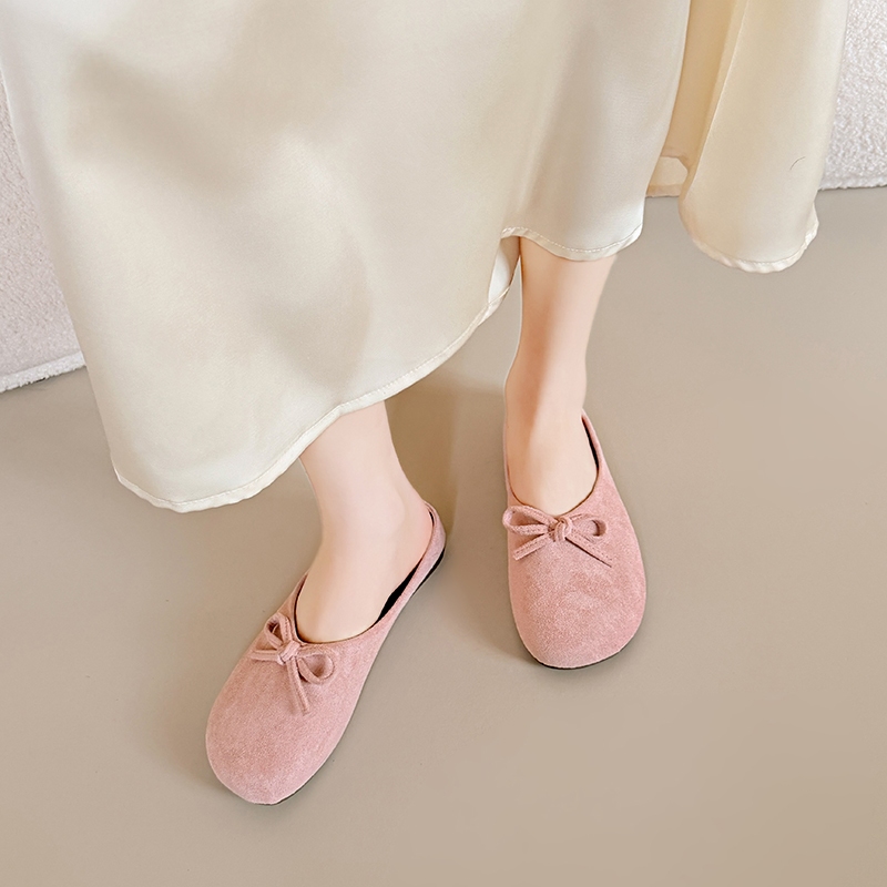 Atikota Sandal đế bằng cho nữ thoáng khí thoải mái, kiểu dáng thường ngày sandal nửa xỏ ngón cho bé gái