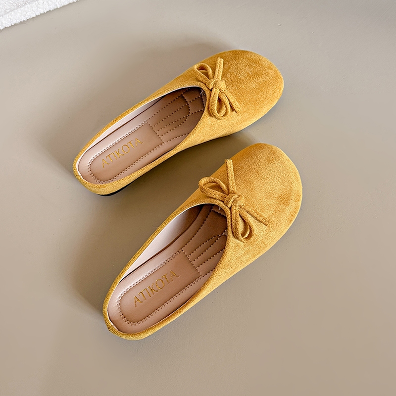 Atikota Sandal đế bằng cho nữ thoáng khí thoải mái, kiểu dáng thường ngày sandal nửa xỏ ngón cho bé gái