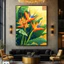 Tranh Hoa Thiên Điểu Nghệ Thuật – Tranh Hoa Lá Decor Nhà Ở, Quán Café, Spa Tráng Gương Đẹp Decor Phòng Khách