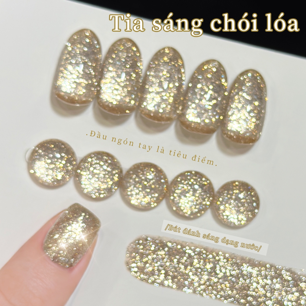 XEIJAYI 40ml - Sơn móng tay dạng gel màu vàng sâm panh nhạt, thích hợp cho các tiệm làm móng và tự làm tại nhà.