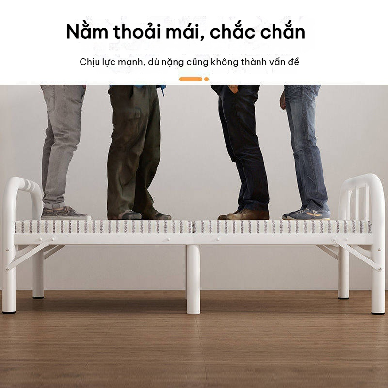 【HOT】Giường xếp văn phòng, giường xếp văn phòng ngủ trưa gấp gọn 1m2 khung thép chắc chắn