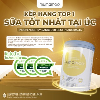 [DATE SAU 1/2028] Sữa Mumamoo Úc 800g Số 1 2 3 Bổ Sung Lợi Khuẩn Chính Hãng hỗ trợ PT toàn diện