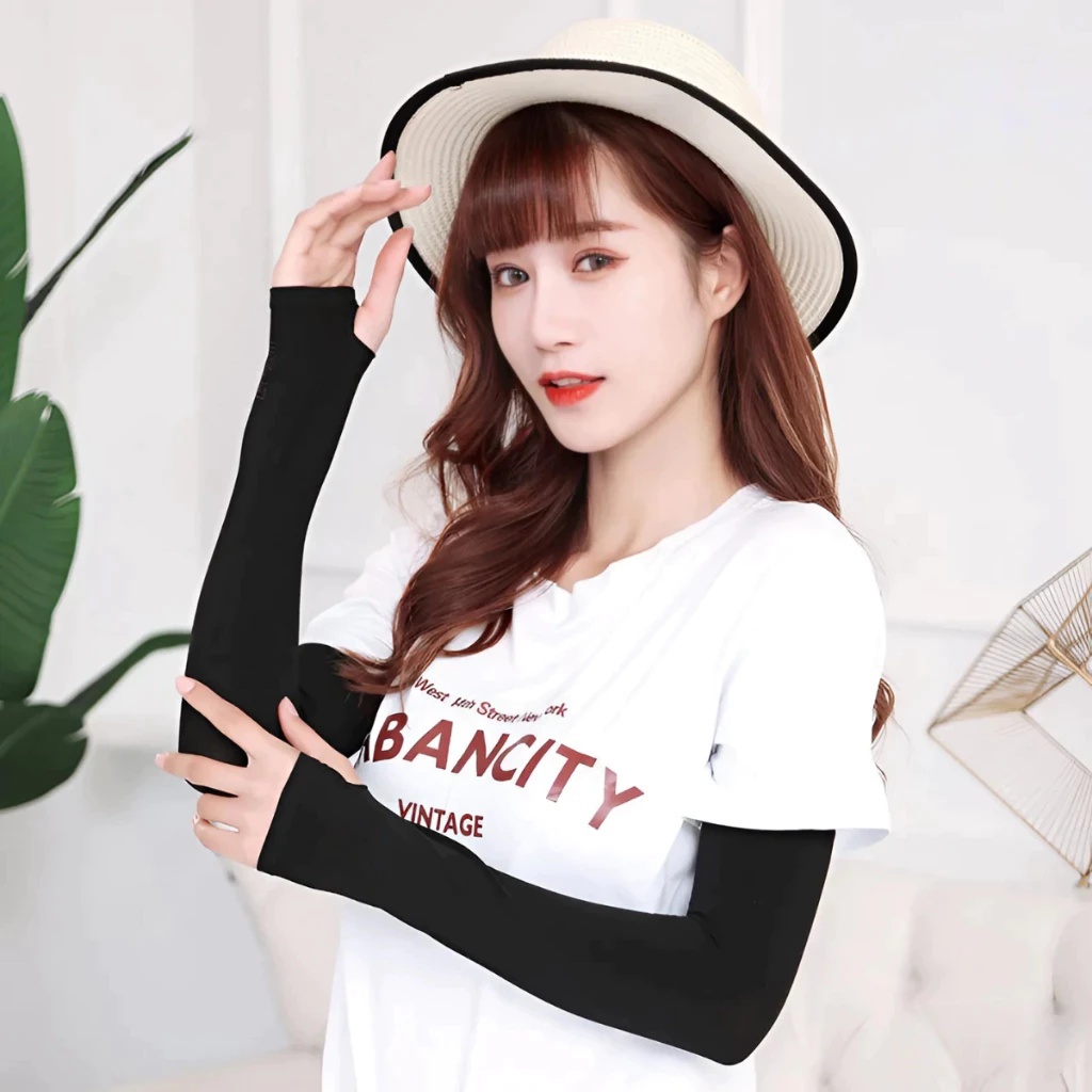 [Peinn] [Combo 3 đôi] Ống Tay Áo Chống Nắng Vải Thun Lạnh Thời Trang, Găng Tay Chống Tia UV GTA03