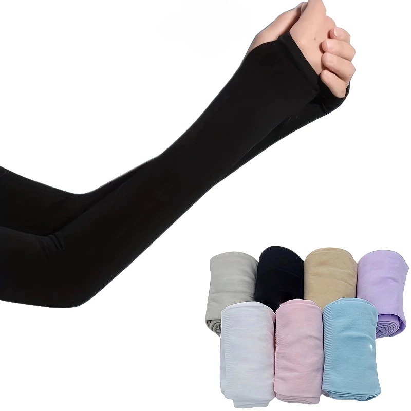 [Peinn] [Combo 3 đôi] Ống Tay Áo Chống Nắng Vải Thun Lạnh Thời Trang, Găng Tay Chống Tia UV GTA03