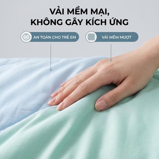 Chăn làm mát mùa hè Cool Ice Silk Chăn mùa hè cao cấp Màu kem Chăn điều hòa không khí Chăn mỏng