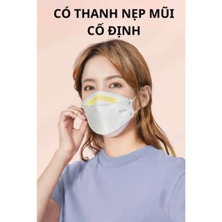 Thùng 300 -100 Cái khẩu trang 4D Kf94 4 Lớp người lớn Dr.eco chính hãng kháng khuẩn chống tia UV