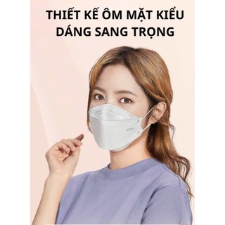 Thùng 300 -100 Cái khẩu trang 4D Kf94 4 Lớp người lớn Dr.eco chính hãng kháng khuẩn chống tia UV