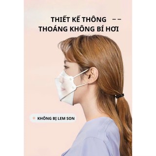 Thùng 300 -100 Cái khẩu trang 4D Kf94 4 Lớp người lớn Dr.eco chính hãng kháng khuẩn chống tia UV