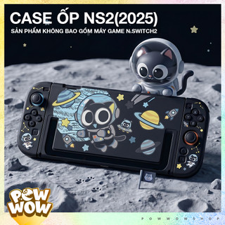 SWITCH2 Case Ốp Máy / Case Ốp Dock Dành Cho Nintendo Switch 2 (Mới 2025) Họa Tiết Mèo Cat Astronaut Phi Hành Gia Hei