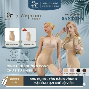 Quần Gen Bụng Lưng Cao Santony AS097 - Bản Comfort Êm Ái, Chăm Sóc Vòng Bụng "Ngày Đèn Đỏ" Aosimanna