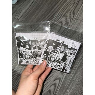 [hàng sẵn] Set 70 stickers Tokyo Ghoul | Miếng hình dán trắng đen DIY / không trùng, chống thấm nước biểu tượng cảm HD1