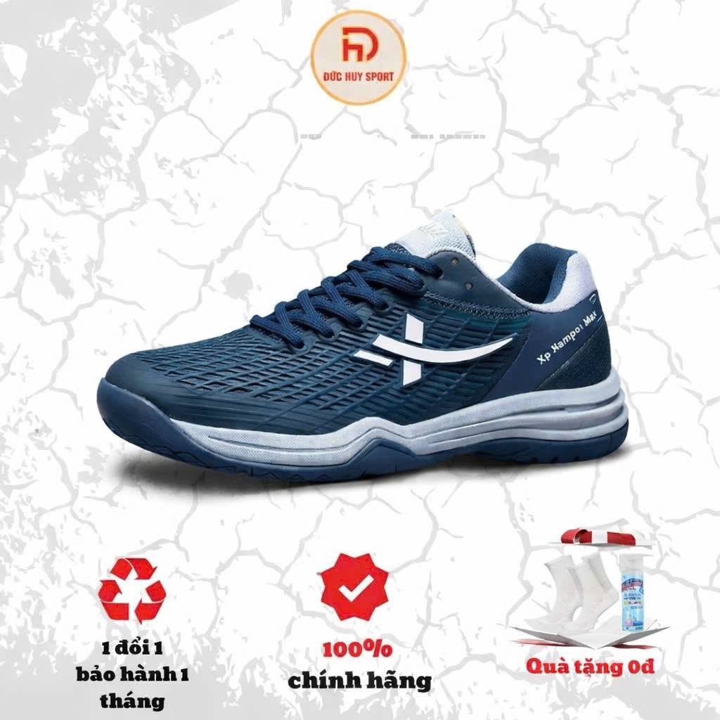 [Tăng Size] Giày Pickleball XP Xampo Max Chính Hãng - Đế Eva Bám Sân, Giảm Chấn, Êm Chân