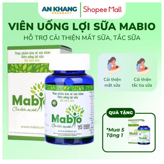 Viên Uống Lợi Sữa Mabio – Tăng Tiết Sữa, Gọi Sữa Nhanh, Ngăn Ngừa Tắc Tia Sữa