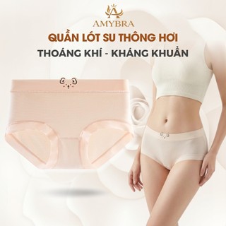 [ BST Hè 2026 ] Quần Lót Nữ AMYBRA Dáng Đùi Ôm Mông, Quần Boxer Nữ Su Mịn Thông Hơi Thoáng Khí L718