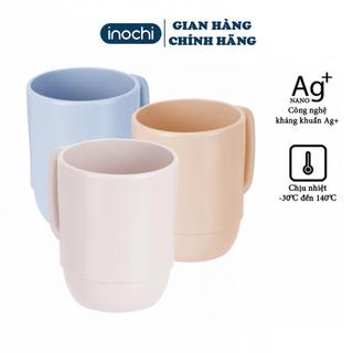 Cốc Nước  Amori Inochi 350ml Nhựa PP Không BPA Kháng Khuẩn Ag+ Chịu Nhiệt Tốt An Toàn
