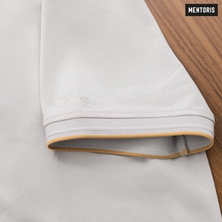 Áo Polo Nam MENTORIS Vải Cotton Thoáng Khí, Form Suông Thoải Mái, Phối Cổ Sang Trọng MPS206R