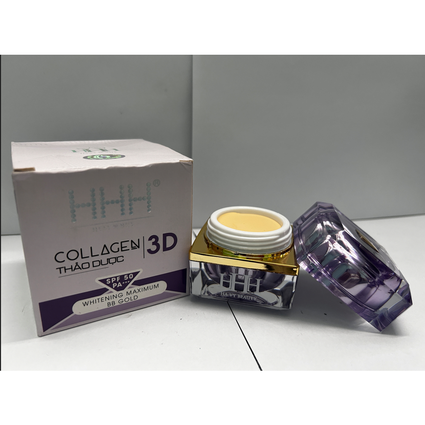 Kem Face HHH Chính Hãng [Tím] - Dưỡng Trắng Da, Cung Cấp Collagen, Chống Nắng Và Ngừa Mụn