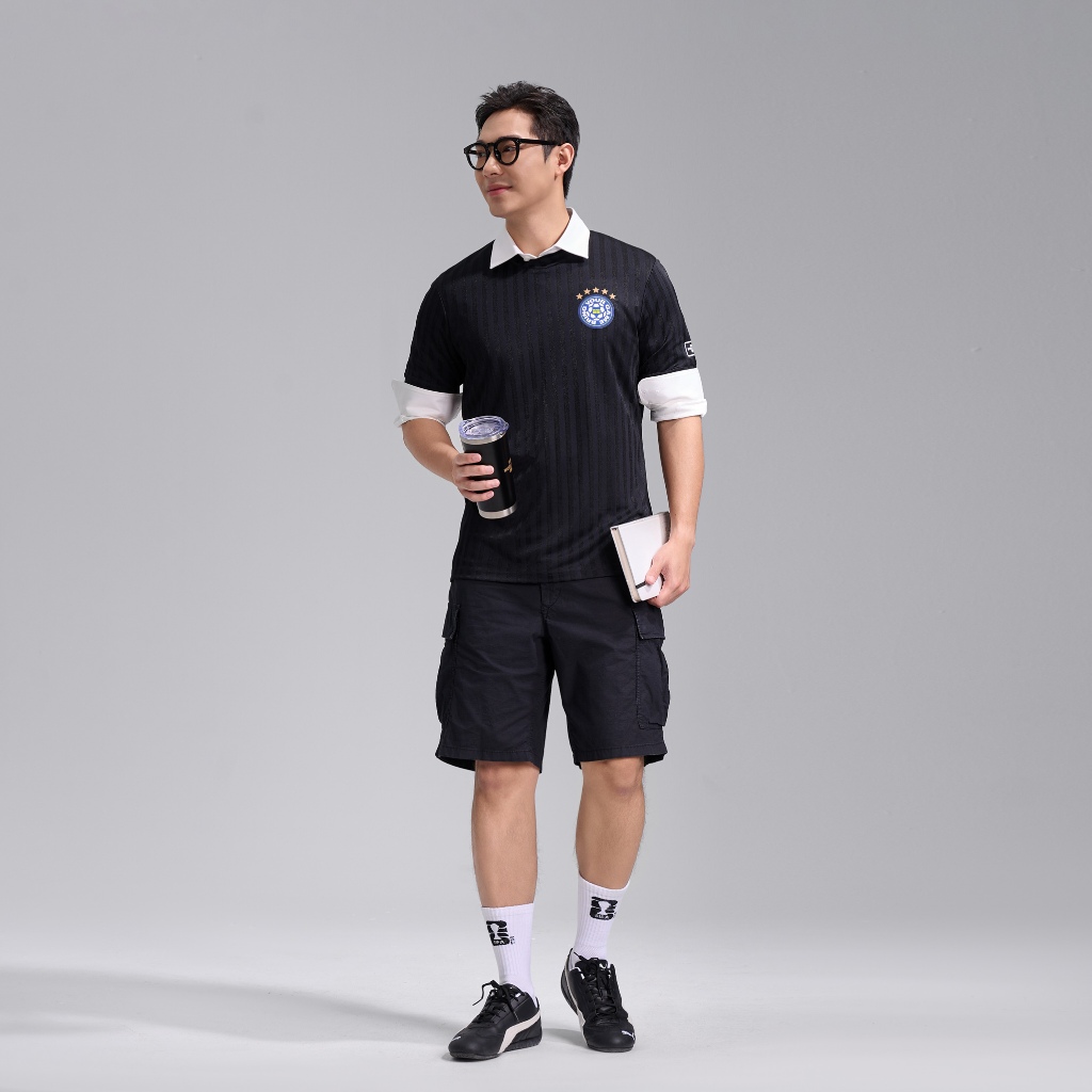 [TẶNG QUẦN SHORT]Áo thun cổ tròn Jacquard Exdry ProActive World Cup, áo đa năng thể thao Bóng đá, mặc hàng ngày COOLMATE