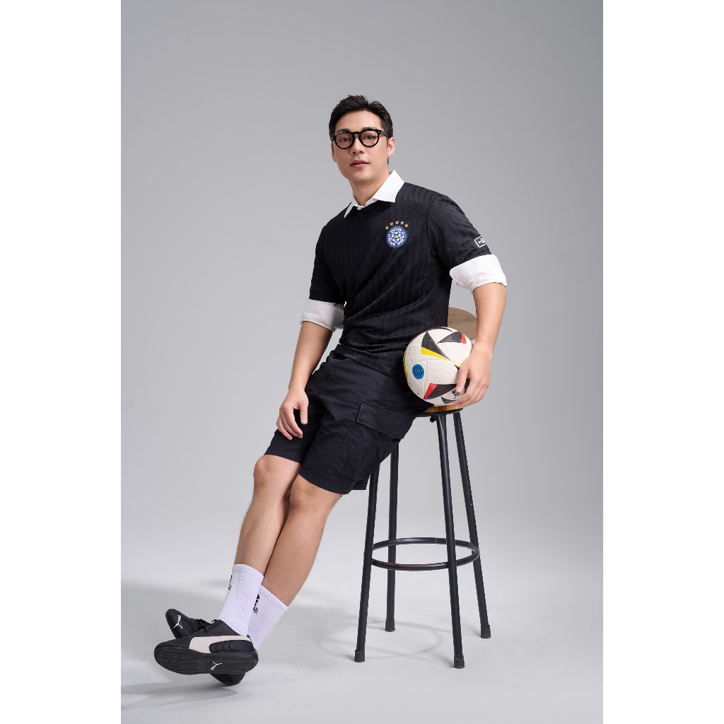 [TẶNG QUẦN SHORT]Áo thun cổ tròn Jacquard Exdry ProActive World Cup, áo đa năng thể thao Bóng đá, mặc hàng ngày COOLMATE