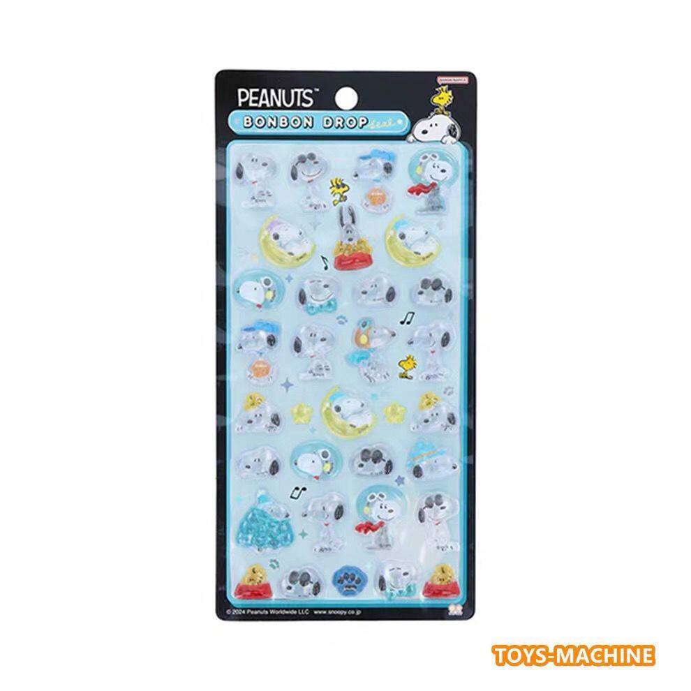 Sticker Nổi 3D Snoopy Chó Hoạt Hình Pha Lê Trong Veo Chống Nước - Dán Sổ Tay, Điện Thoại, Laptop Trang Trí DIY Cực Xinh