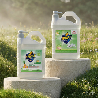 NƯỚC RỬA CHÉN SWAT 2KG CÓ VÒI TIỆN LỢI