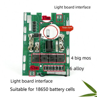 Mạch pin 5s 180a chân makita phổ thông có 4 mosfet to chịu tải cao
