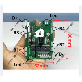 Mạch pin 5s 180a chân makita phổ thông có 4 mosfet to chịu tải cao