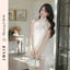 Váy Cổ Yếm Tơ Lụa Dáng Dài Phối Tầng Cao Cấp Sang Trọng - JOLIE