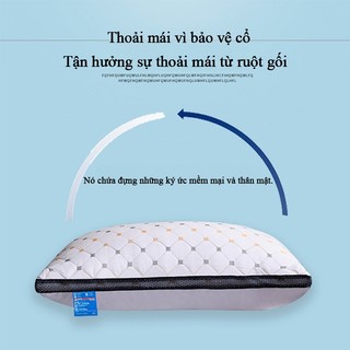 Gối ngủ Gối trần quả trám Ruột gối kim cương cao cấp Ngủ ngon Thoáng khí Kích thước 50x70cm(1 chiếc)