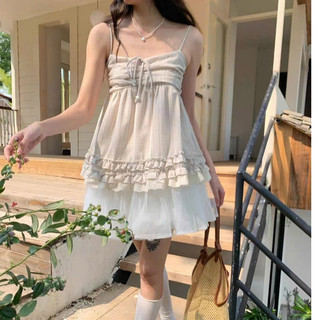Aó 2 Dây Nilen Viền Ren Đi Biển Siêu Xinh Cho Mùa Hè Nữ