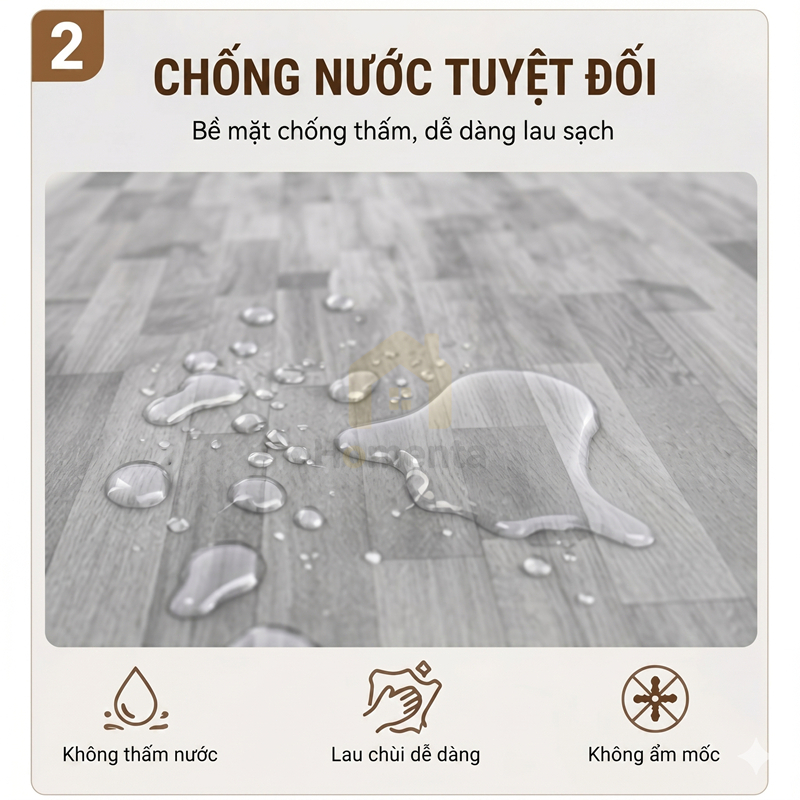 Thảm trải lót sàn simili vân gỗ, tấm simili dán sàn giả gỗ nền nhựa pvc nhám chống trượt 1.5mm 2x5m,2x10m Chống thấm!Bảo