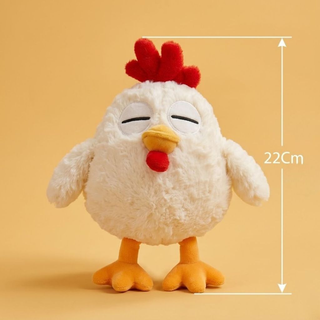 Gấu Bông Gà Béo BABISU Vô Tri Dễ Thương, Thú Nhồi Bông Gà Con Mắt Híp Cute Quà Tặng Đáng Yêu Cho Bé,Bạn Trai,Gái