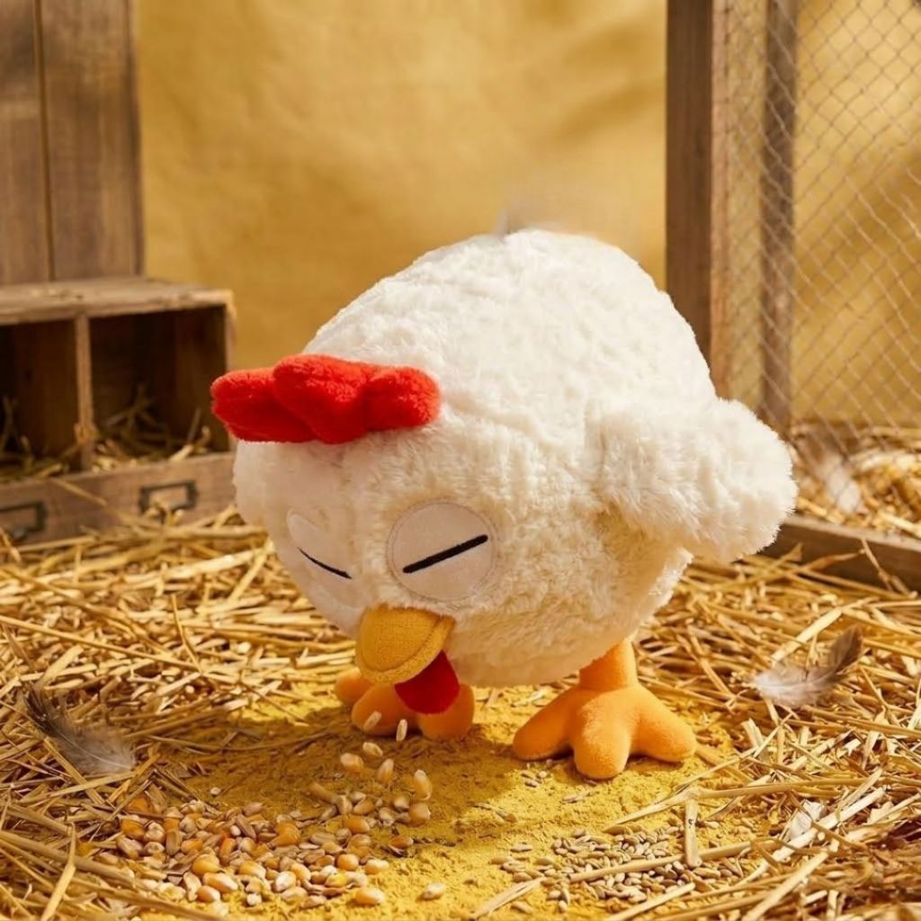 Gấu Bông Gà Béo BABISU Vô Tri Dễ Thương, Thú Nhồi Bông Gà Con Mắt Híp Cute Quà Tặng Đáng Yêu Cho Bé,Bạn Trai,Gái