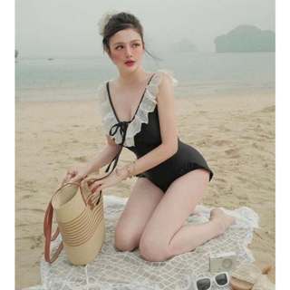 𝐄𝐦𝐱𝐢𝐧𝐡𝐩𝐥𝐮𝐬 | Hỏa tốc HN | Bikini 1 mảnh cổ V ren trắng