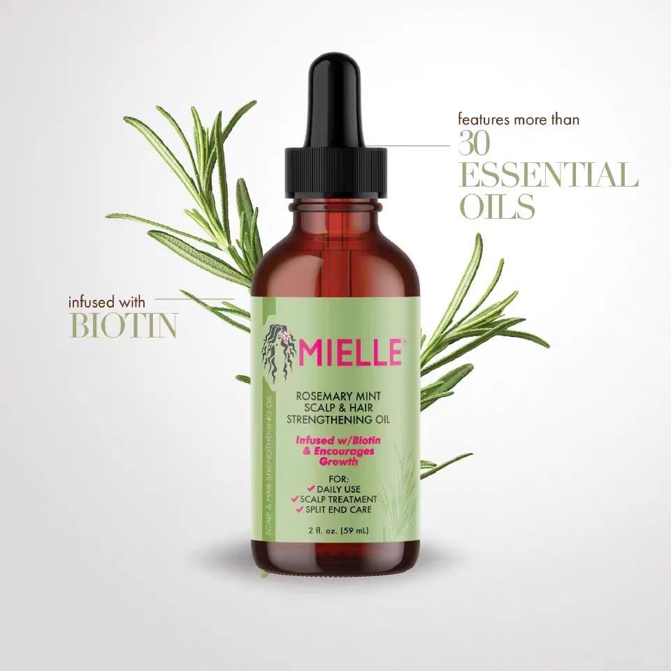 Mielle Rosemary Mint 59ml chính hãng chất lượng cao, dưỡng tóc từ gốc đến ngọn, làm tóc khỏe đẹp mỗi ngày