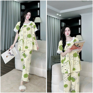 Bộ Bầu Bộ Sau Sinh - BỘ QUẦN DÀI ÁO CỘC LANH CỔ BÈO TRẮNG - 4 Màu,áo có khóa kéo , quần có chun chỉnh  { Freeship }
