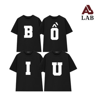 Áo Thun Tay Lỡ Nam Nữ Cotton Unisex BUOI Bồ IU , Áo Phông Cổ Tròn Form Rộng Basic Oversize