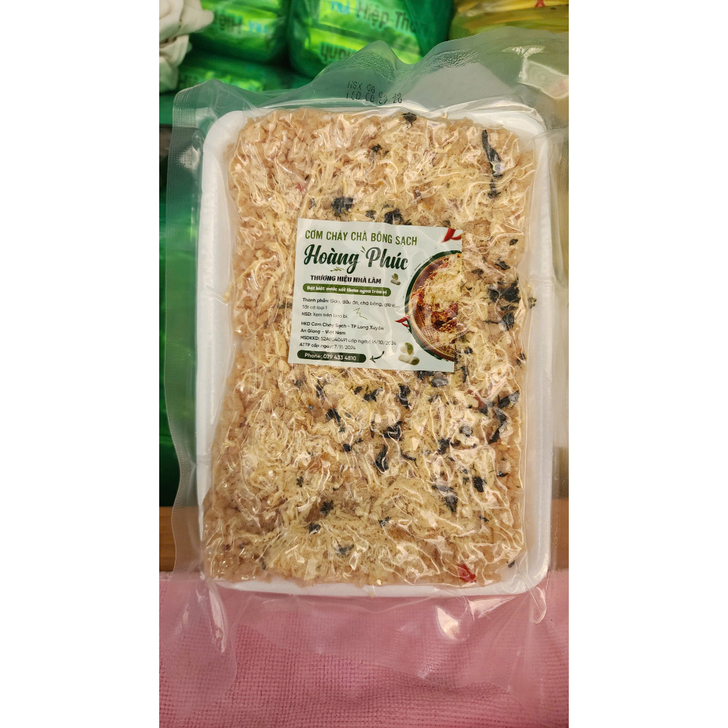 Cơm cháy chà bông rong biển Hoàng Phúc siêu ngon gói 160g