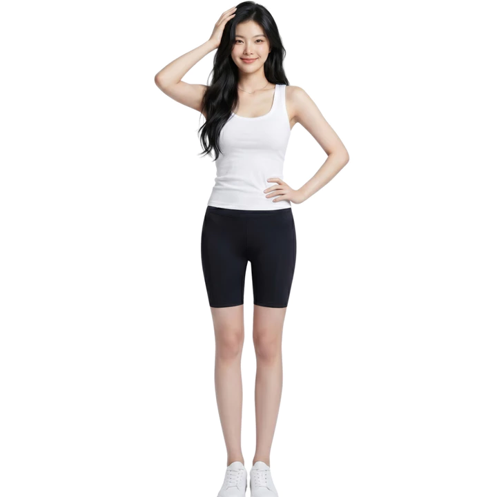 Quần Legging Ngắn Nữ Madela Dáng Lửng Cạp Cao Co Giãn 4 Chiều Thoải Mái, Legging Đùi Nữ Nâng Mông Ôm Body.