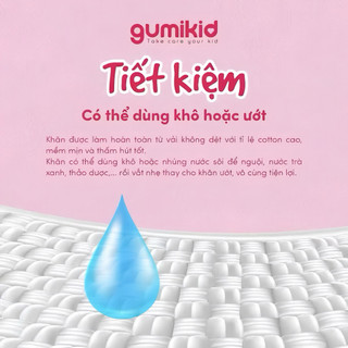 900G 600G 300G KHĂN VÁI KHÔ GUMI ĐA NĂNG DÀNH CHO MẸ VÀ BÉ DAI MỀM MỊN