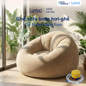 LUMOO Ghế sofa bơm hơi-ghế,Ghế Lười hình hạt đậu Gửi máy bơm không khí, cho nhà thuê, Phù hợp căn hộ nhỏ