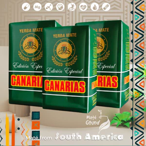 Trà Yerba Mate CANARIAS Edicion Especial Thương Hiệu Cao Cấp từ Uruguay - Kết Hợp Hương Vị Truyền Thống Và Sáng Tạo!