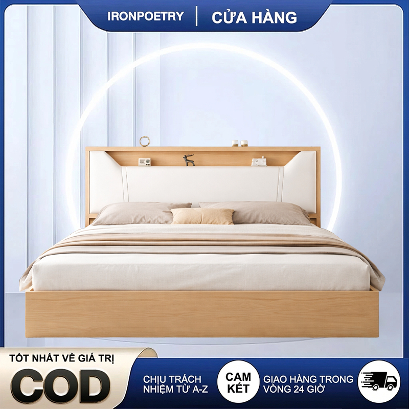 【Giá rẻ bất ngờ】Giường Ngủ Pallet Hộp Gỗ Thông Nhập Khẩu Chống Mốc gấp gọn nhiều kích thước Cao 30cm